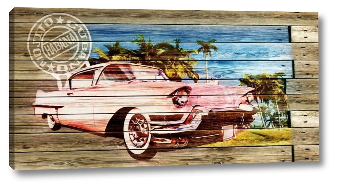 show original title Cuban Mojito Image Frame Engagement Canvas Ancient Cuba Car Details about   Alvez & Perez 