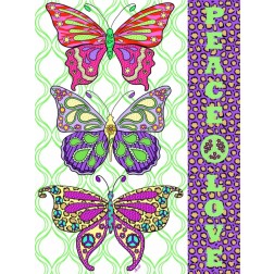 Peace and Love Butterflies