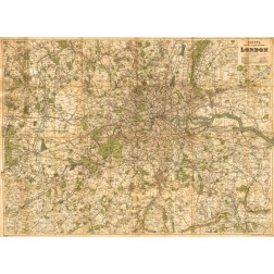 Map of London, 1902