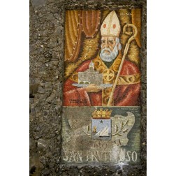 Italy, San Fruttuoso Religious wall mosaic