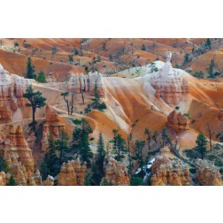 USA, Utah Hoodoo formations in Bryce Canyon NP