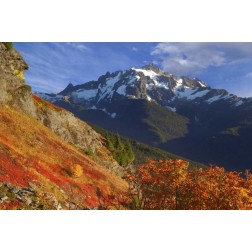 WA, Mount Baker Wilderness View of Mount Shuksan