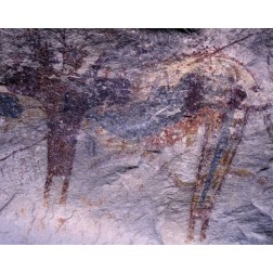 TX, Seminole Canyon Pictographs in Panther Cave