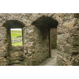 Scotland, Shetland Islands Muness Castle ruins