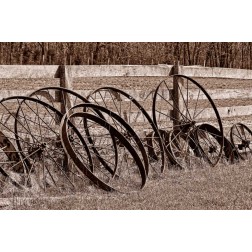 Antique Wagon Wheels I