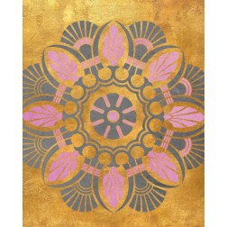 Gray and Pink Medallion II