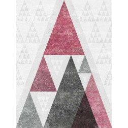 Mod Triangles III Soft Pink