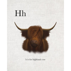 H is for Highland Cow