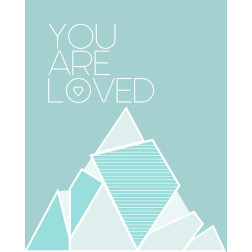 You Are Loved Teal