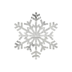 Wooden Snowflake Polka 1