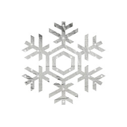 Wooden Snowflake Polka 2
