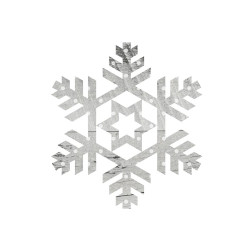 Wooden Snowflake Polka 3