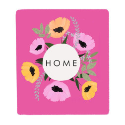 HOME Florals Hot Pink