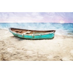 Lonely Boat on Beach