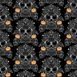 Halloween Skull Pattern