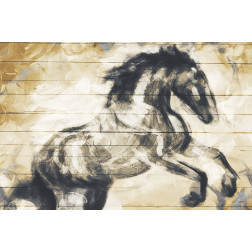 Horse Painted On Wood