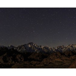 Mount Whitney Moon and Stars