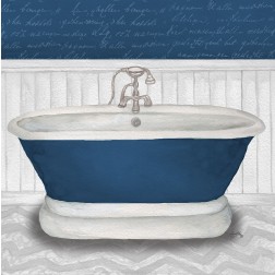 Deep Blue Nautical Bath I