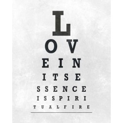 Eye Chart Typography I
