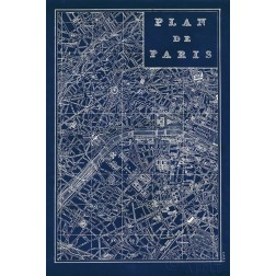 Blueprint Map Paris