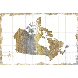 Gilded Map Canada