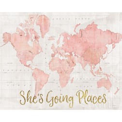 Across the World Shes Going Places Pink