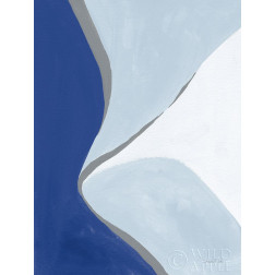 Retro Abstract III Blue