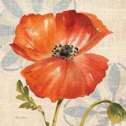 Watercolor Poppies I