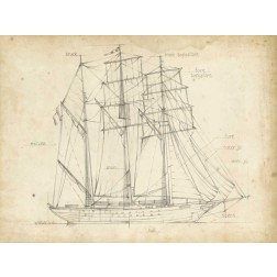 Sailboat Blueprint I