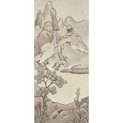 Non-Embellished Chinoiserie Landscape II