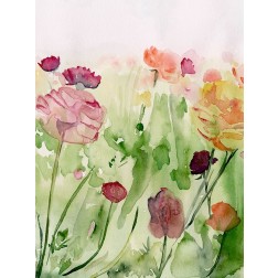 Among the Watercolor Wildflowers II