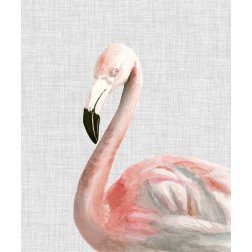 Custom Watercolor Flamingo (ASH)