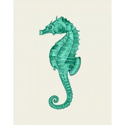 Seahorse in Green