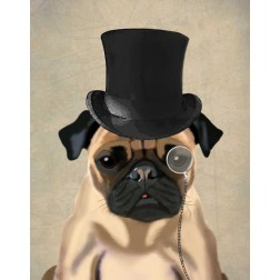 Pug, Formal Hound and Hat