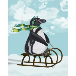 Penguin On Sled