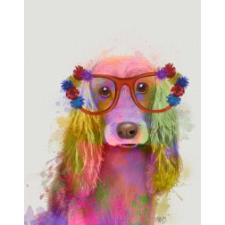 Rainbow Splash Cocker Spaniel, Portrait