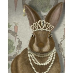 Rabbit and Pearls, Portrait