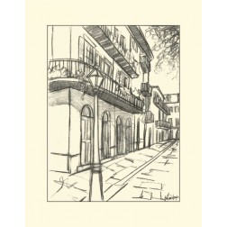 Black and White Sketches of Downtown I
