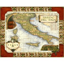 Wine Map of Italy on CGP