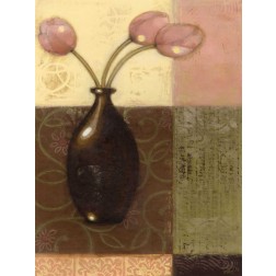 Ebony Vase with Tulips II