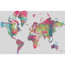 Impasto Map of the World
