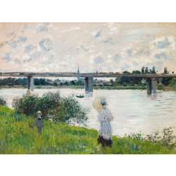 The Promenade with the Railroad Bridge- Argenteuil