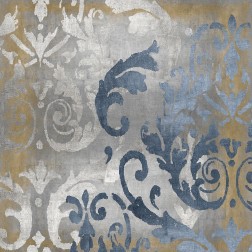 Damask in Silver and Gold I