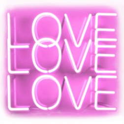 Neon Love Love Love PW