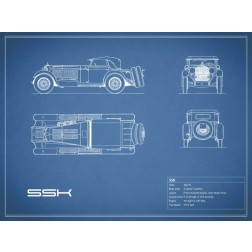 Mercedes SSK-Blue