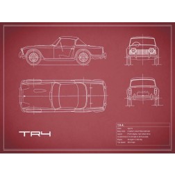 Triumph TR4-Maroon
