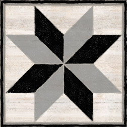 Black  and White Quilt Block II