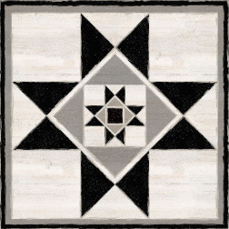Black  and White Quilt Block III