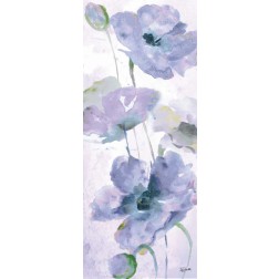 Watercolor Garden Purple Panel II