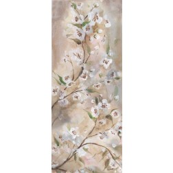 Cherry Blossoms Taupe Panel I